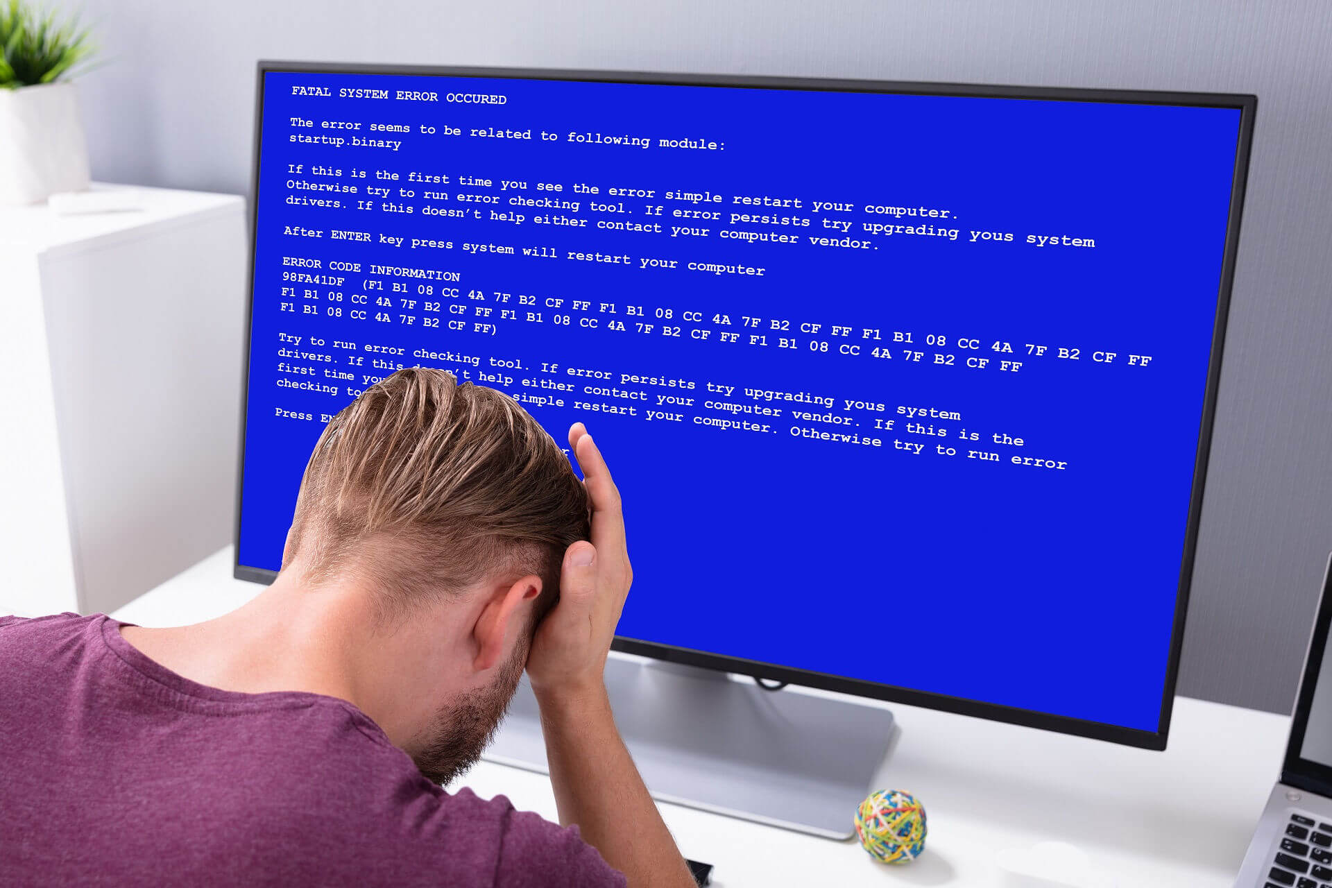 Blue Screen of Death – Take a Deep Breath