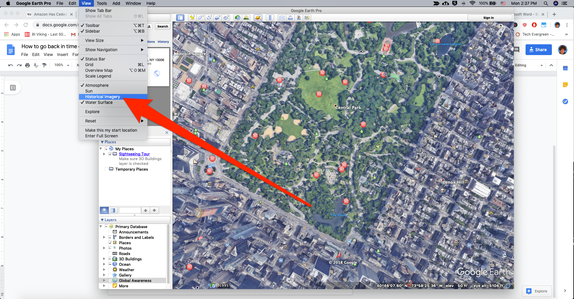 Make Your Pictures To Appear On Google Earth At a Particular Location