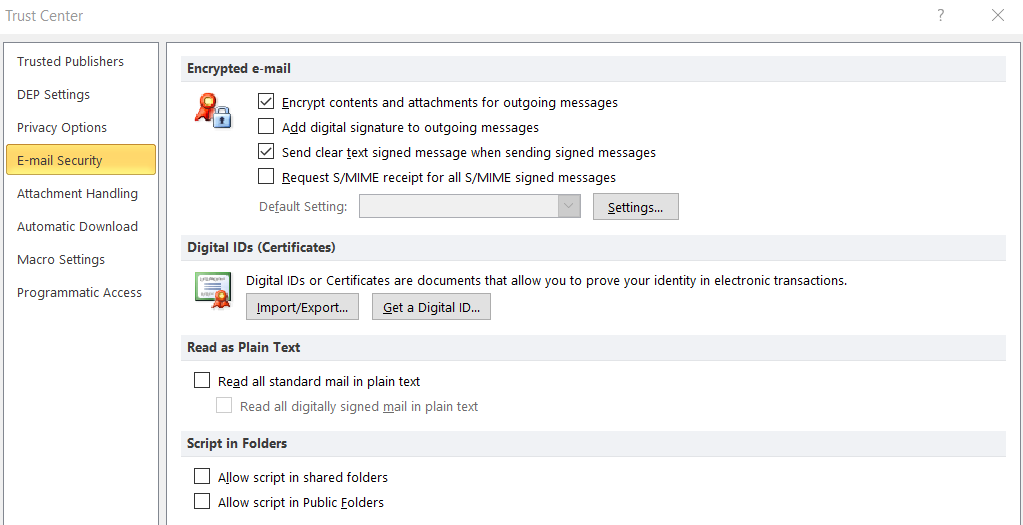 Making E-mail As Secure As Possible