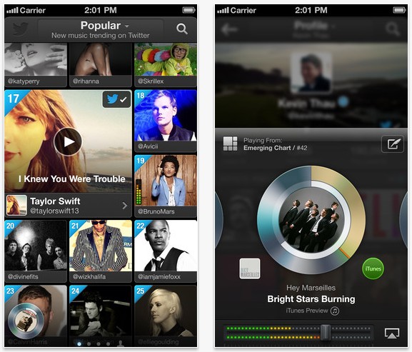 Music@Twitter: Discover great Trending Music